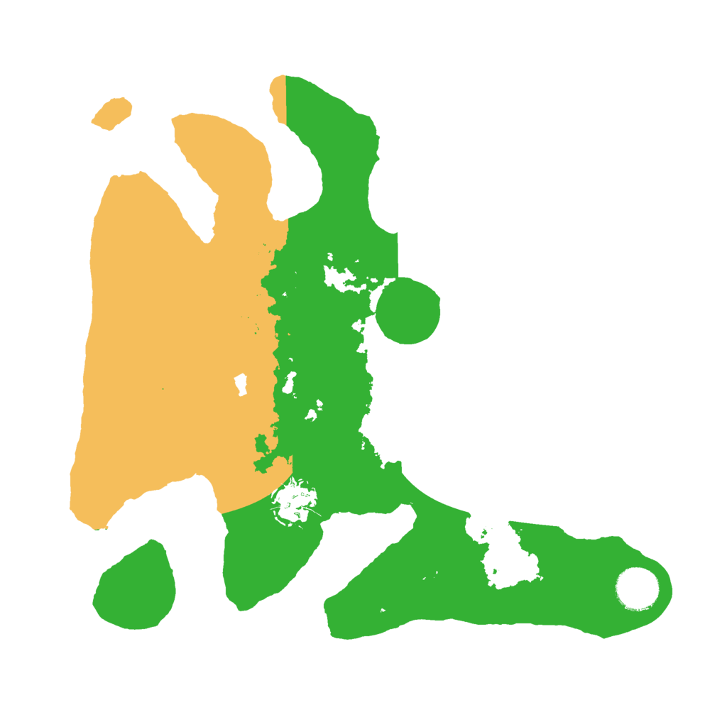 Biome Rust Map: Barren, Size: 3000, Seed: 1959698898