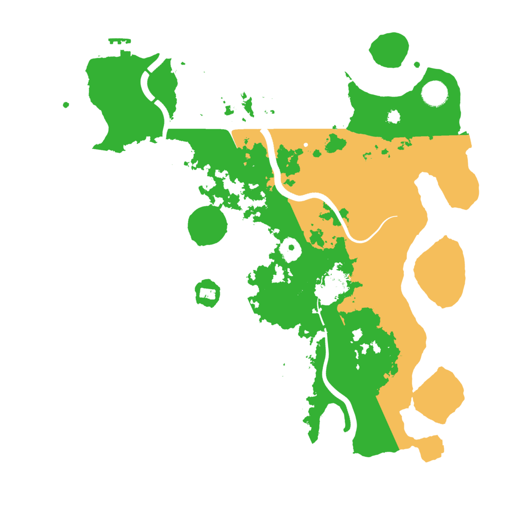 Biome Rust Map: Procedural Map, Size: 3500, Seed: 20211003