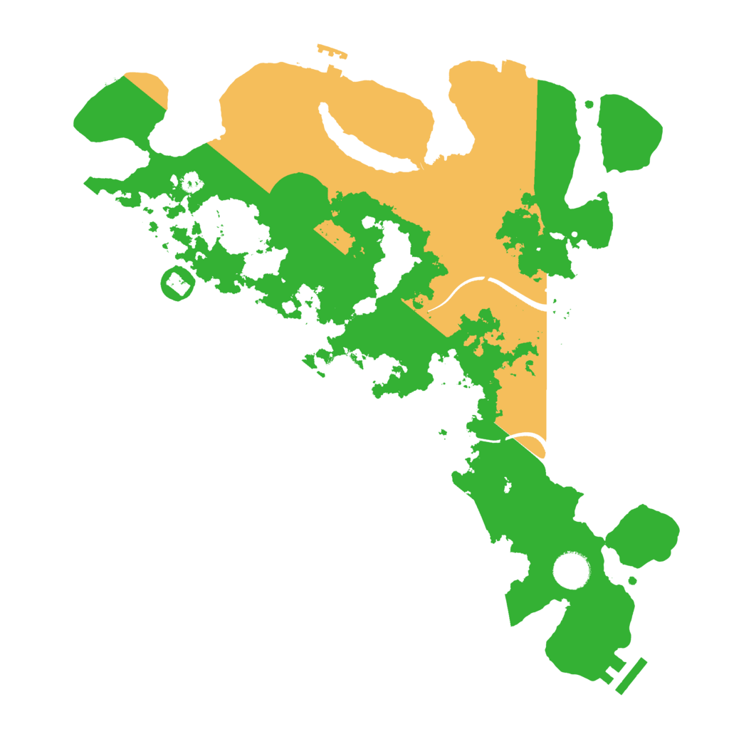 Biome Rust Map: Procedural Map, Size: 3500, Seed: 112865