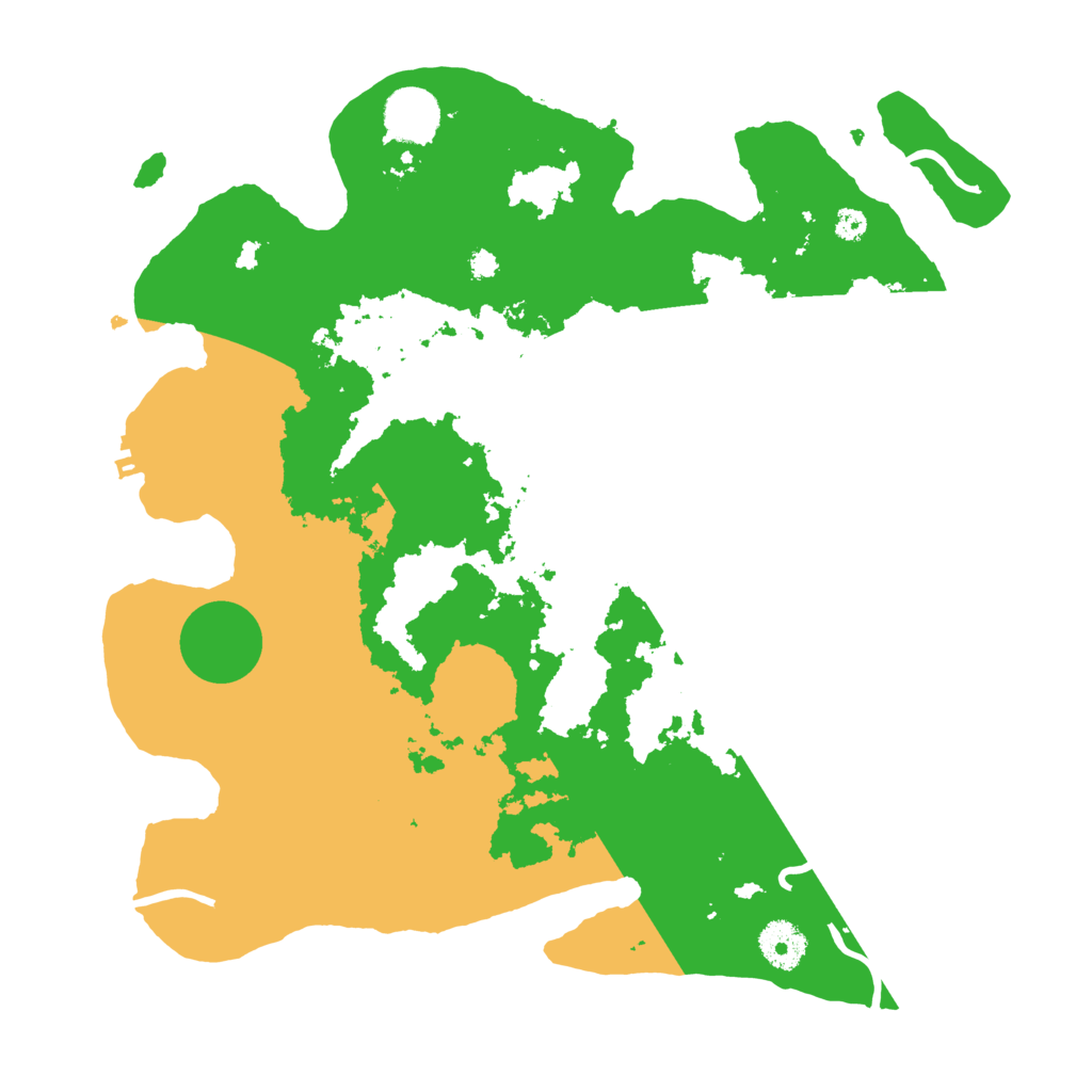 Biome Rust Map: Procedural Map, Size: 3500, Seed: 1300731013