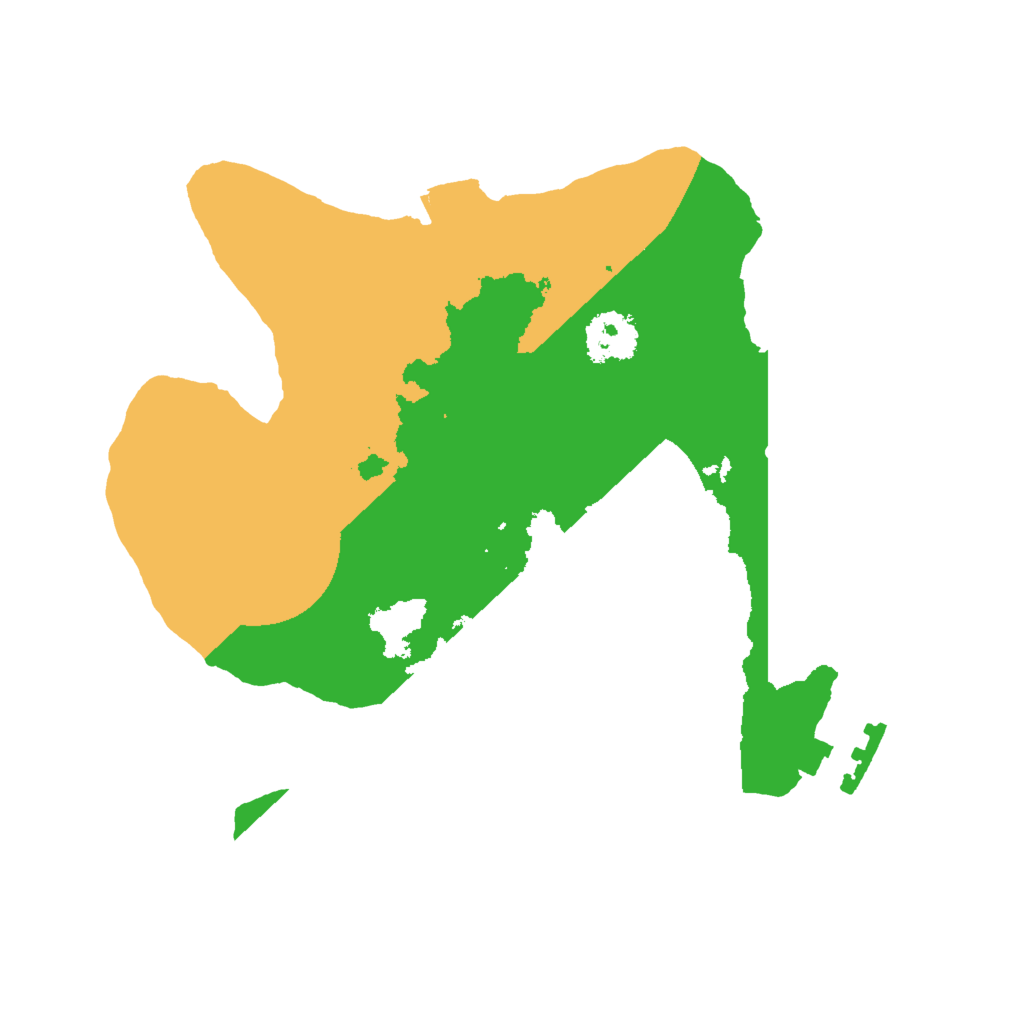 Biome Rust Map: Procedural Map, Size: 2000, Seed: 20041889