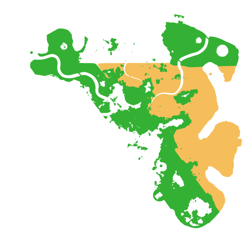 Biome Rust Map: Procedural Map, Size: 3750, Seed: 801061822