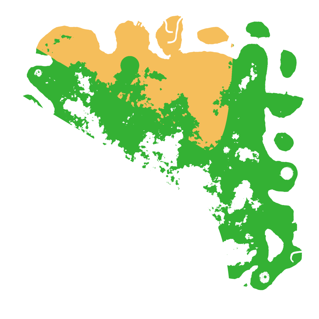 Biome Rust Map: Procedural Map, Size: 4500, Seed: 1395310943
