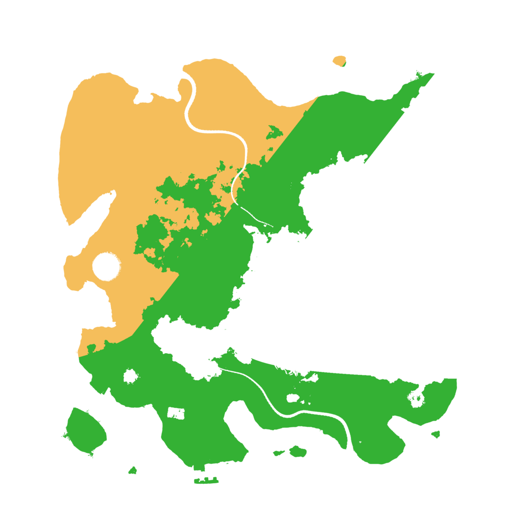 Biome Rust Map: Procedural Map, Size: 3250, Seed: 59