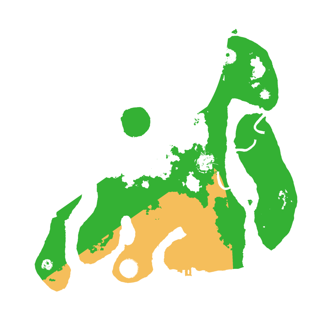 Biome Rust Map: Procedural Map, Size: 3000, Seed: 464829931