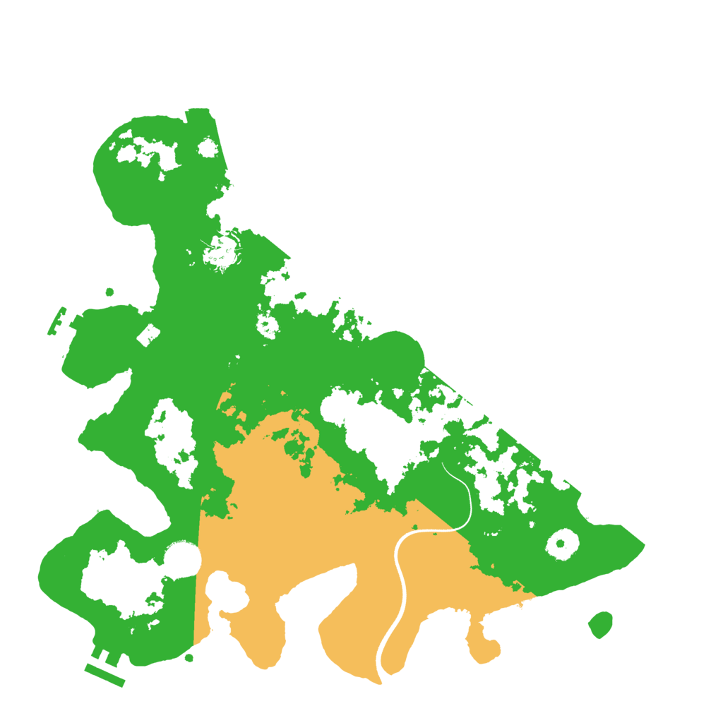 Biome Rust Map: Procedural Map, Size: 3500, Seed: 2704882