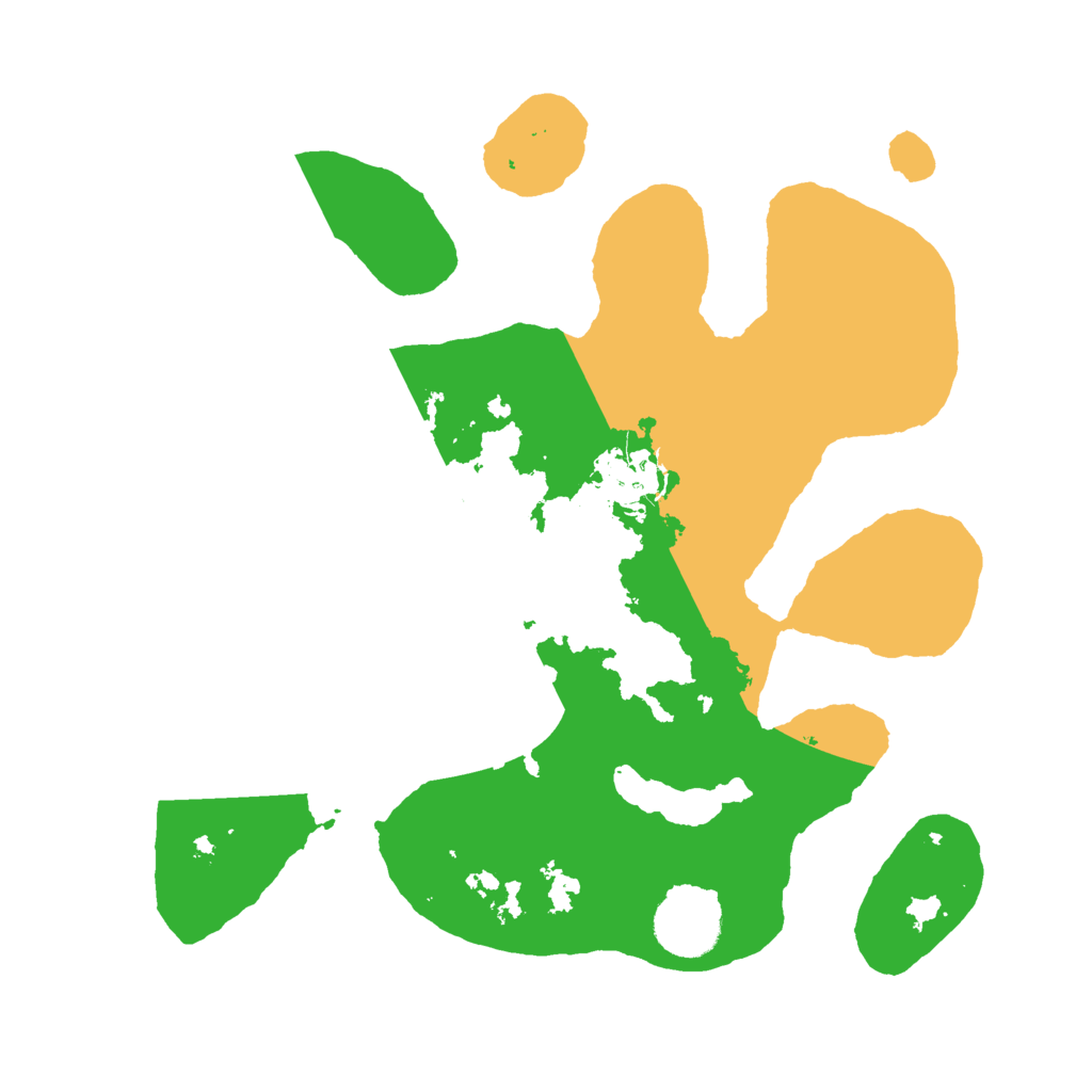 Biome Rust Map: Barren, Size: 2900, Seed: 123456