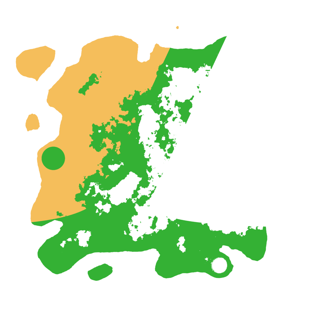 Biome Rust Map: Barren, Size: 3500, Seed: 753898273