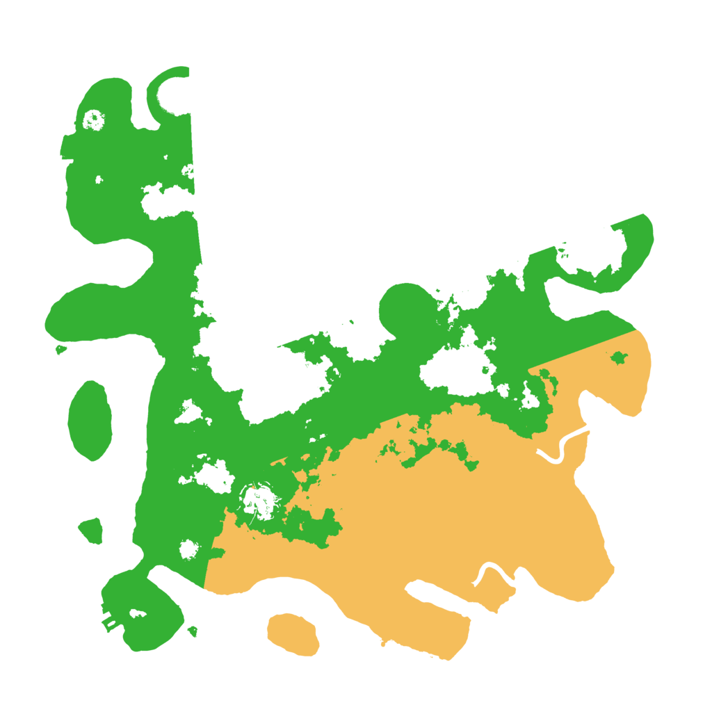 Biome Rust Map: Procedural Map, Size: 3400, Seed: 585221