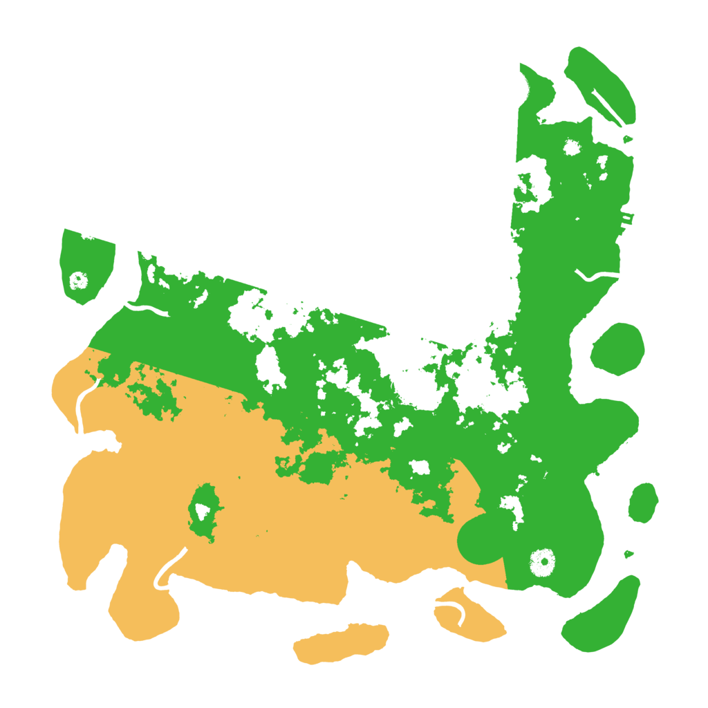 Biome Rust Map: Procedural Map, Size: 3950, Seed: 973225158