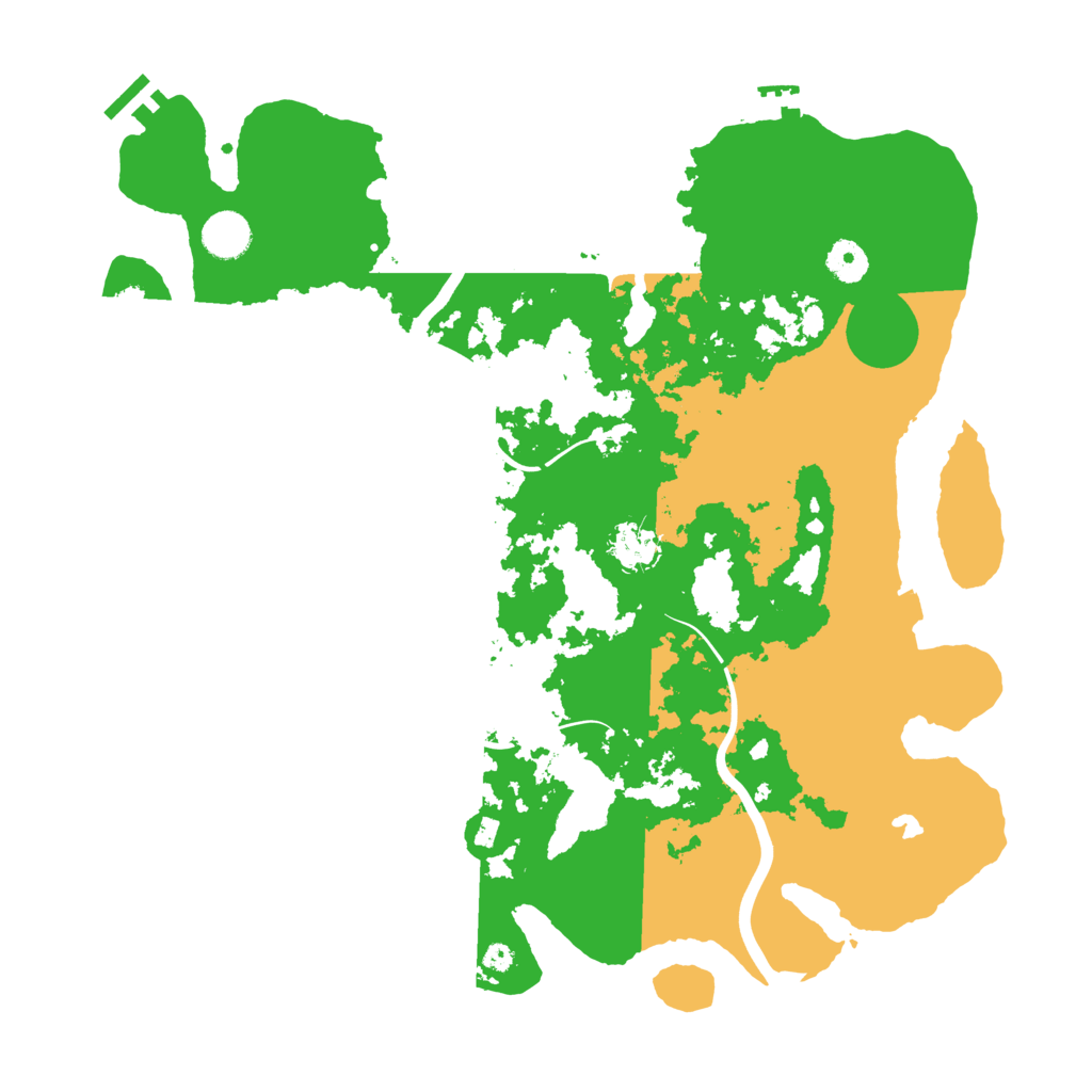 Biome Rust Map: Procedural Map, Size: 4000, Seed: 56817
