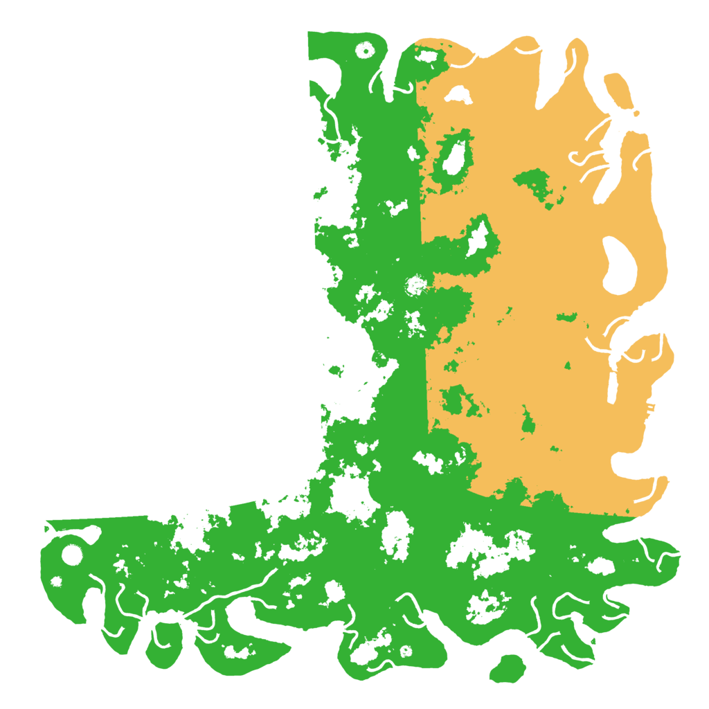 Biome Rust Map: Procedural Map, Size: 6000, Seed: 28616774