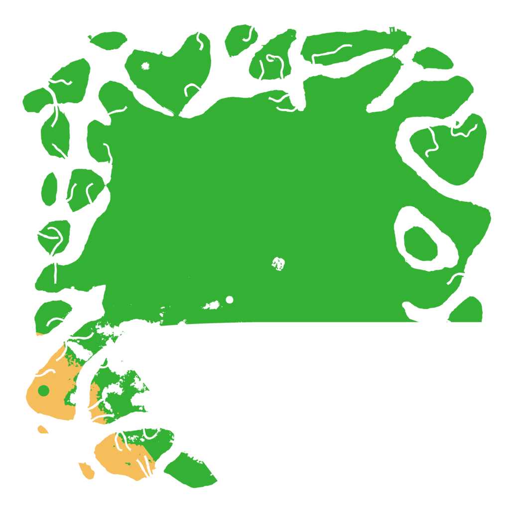 Biome Rust Map: Procedural Map, Size: 6000, Seed: 77490253