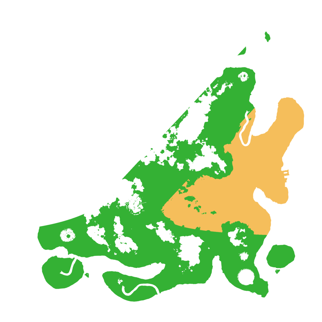 Biome Rust Map: Procedural Map, Size: 3500, Seed: 11666354
