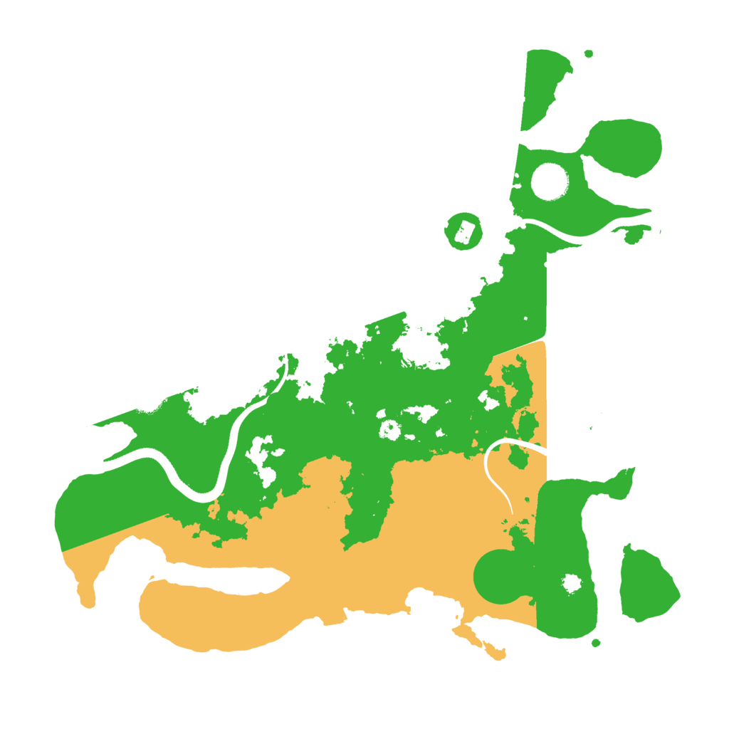 Biome Rust Map: Procedural Map, Size: 3500, Seed: 1140278630