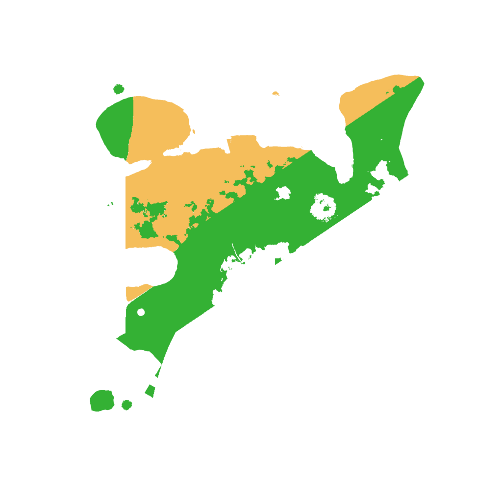 Biome Rust Map: Procedural Map, Size: 2000, Seed: 18132