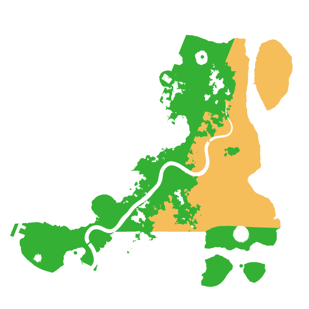 Biome Rust Map: Procedural Map, Size: 3500, Seed: 1458685828