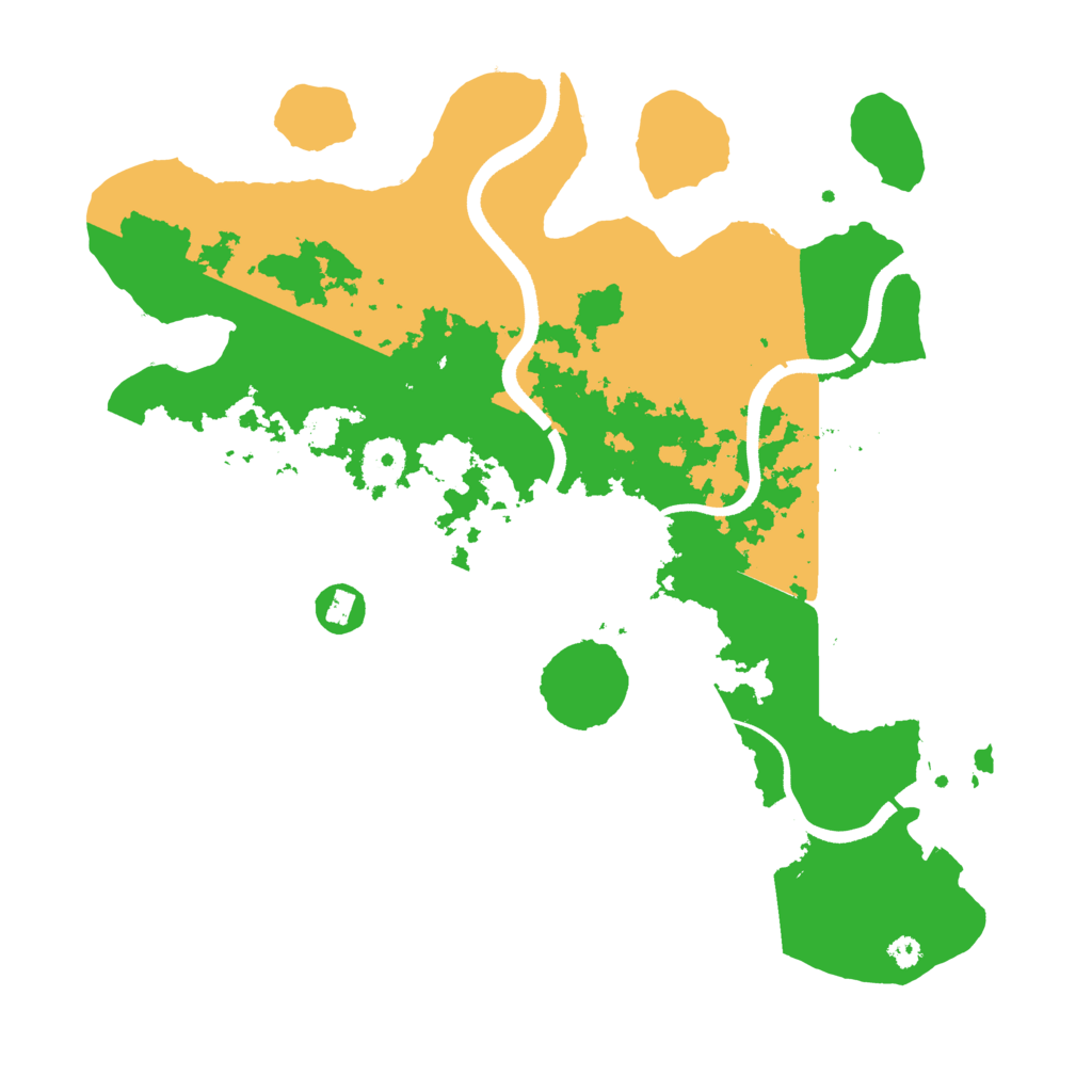 Biome Rust Map: Procedural Map, Size: 3500, Seed: 1349222794
