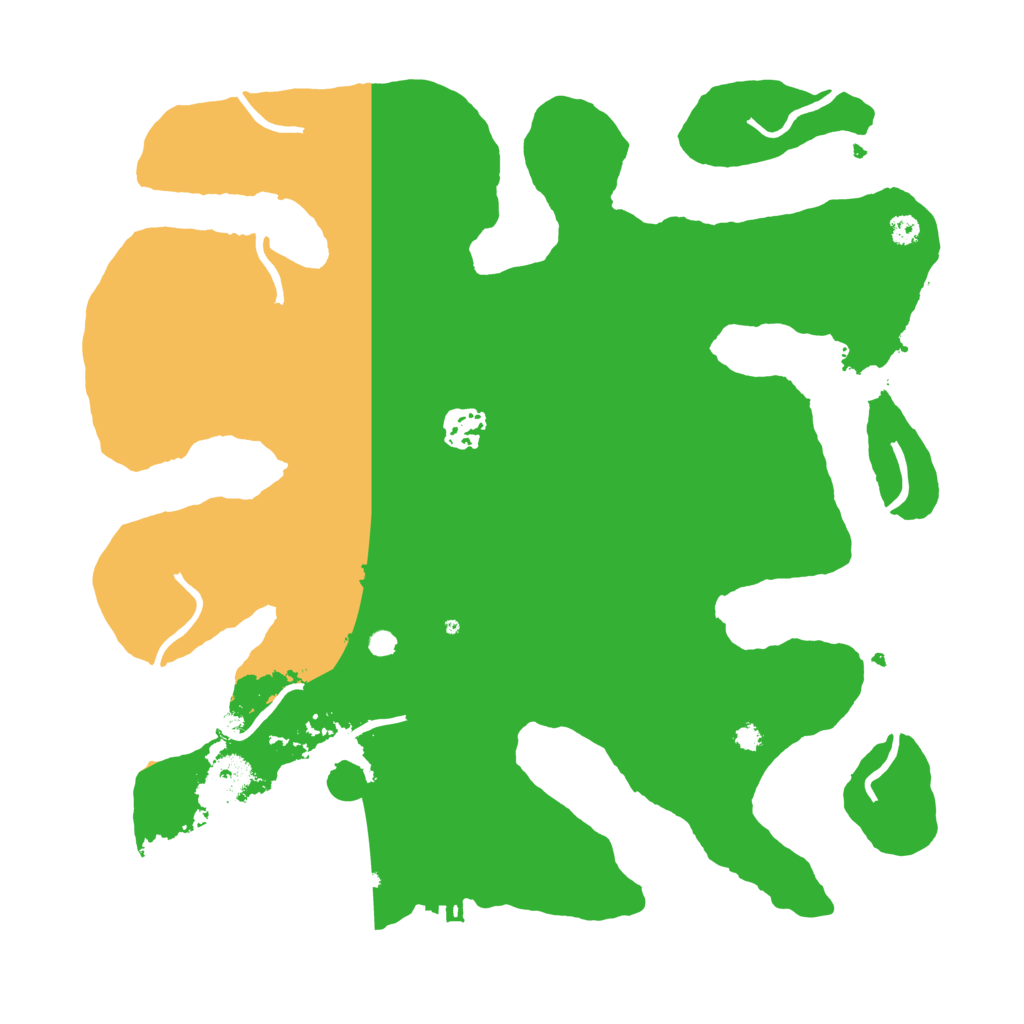 Biome Rust Map: Procedural Map, Size: 3500, Seed: 378496512