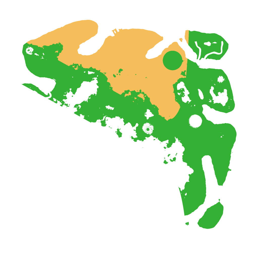 Biome Rust Map: Procedural Map, Size: 3500, Seed: 35463