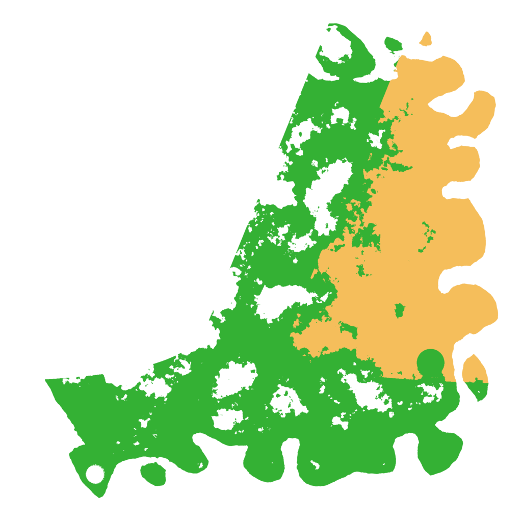 Biome Rust Map: Barren, Size: 5000, Seed: 776354085