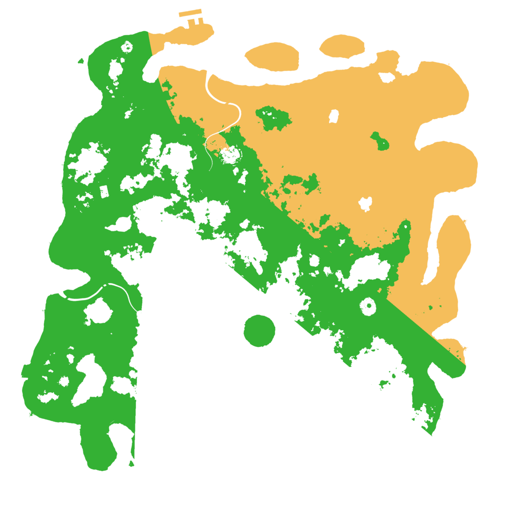 Biome Rust Map: Procedural Map, Size: 4500, Seed: 5438681