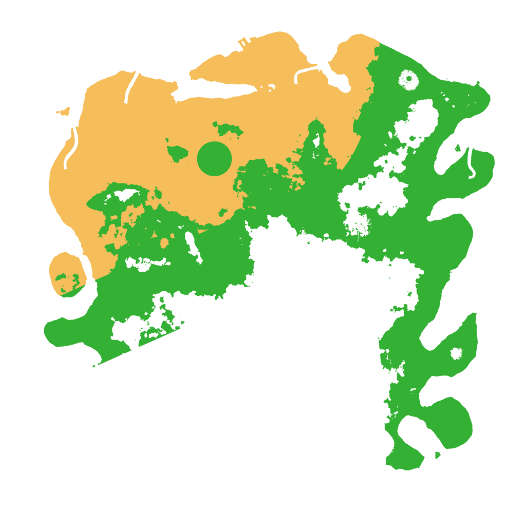 Biome Rust Map: Procedural Map, Size: 4000, Seed: 3000254