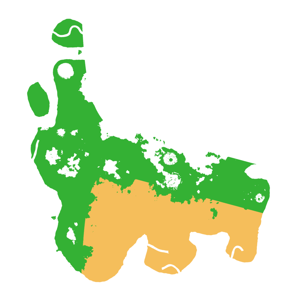 Biome Rust Map: Procedural Map, Size: 3500, Seed: 1680822077