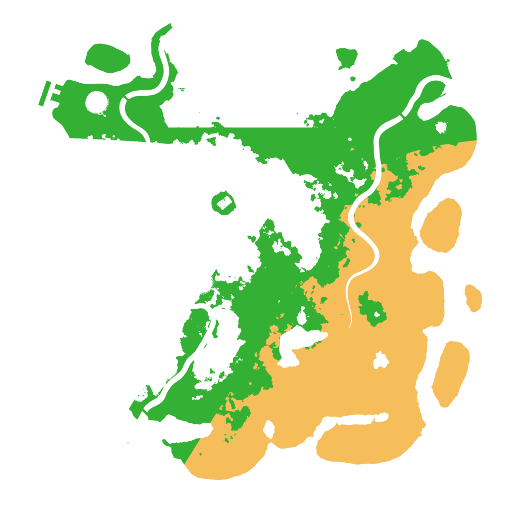 Biome Rust Map: Procedural Map, Size: 4000, Seed: 1858565607