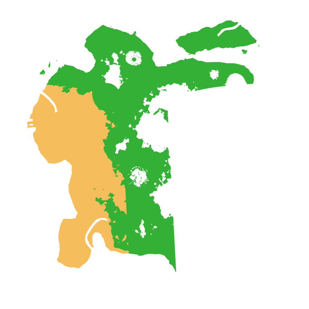 Biome Rust Map: Procedural Map, Size: 3000, Seed: 2051302203