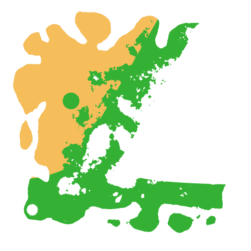 Biome Rust Map: Barren, Size: 4000, Seed: 669