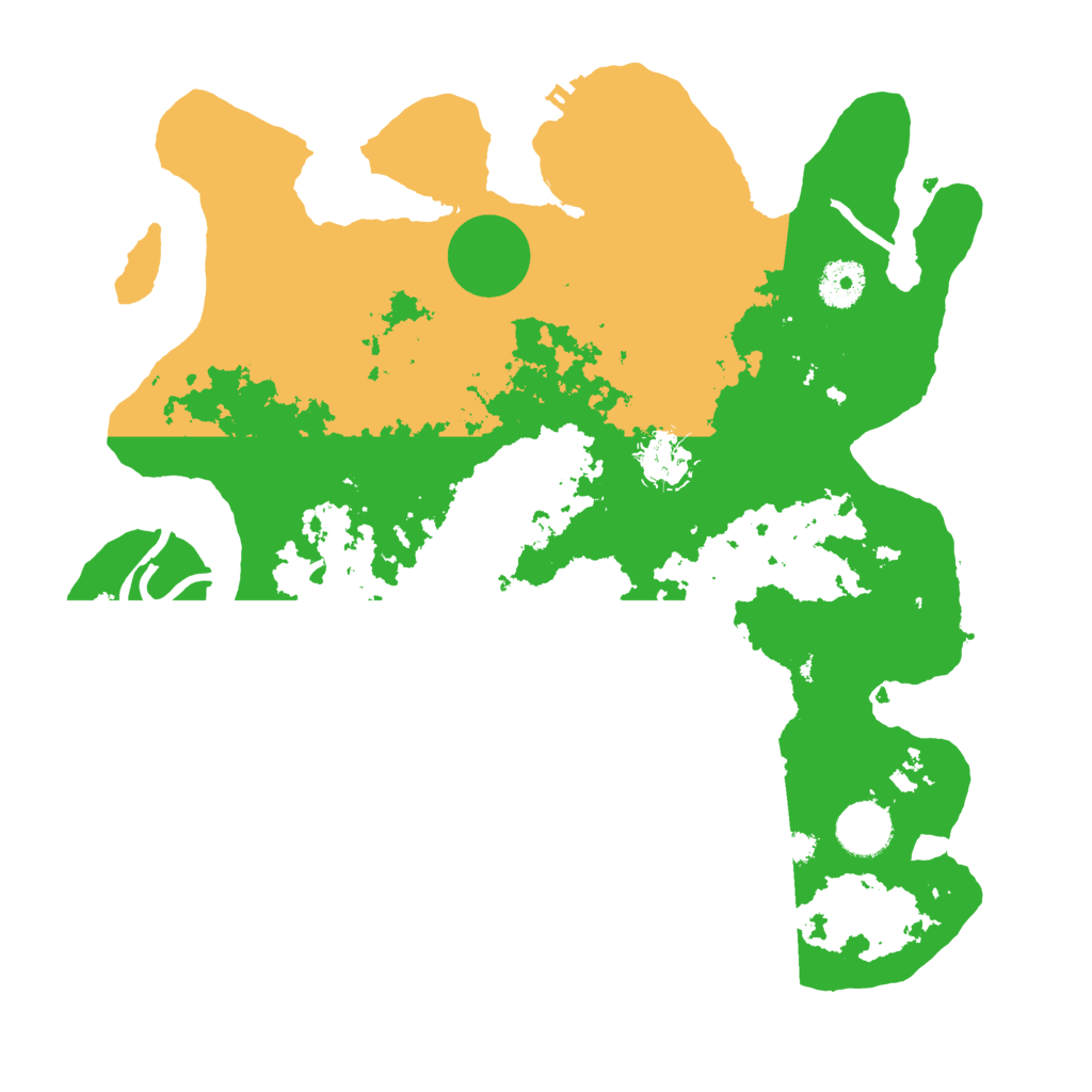 Biome Rust Map: Procedural Map, Size: 3500, Seed: 9882316