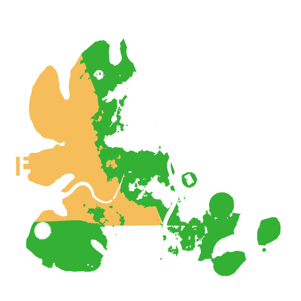 Biome Rust Map: Procedural Map, Size: 3200, Seed: 678