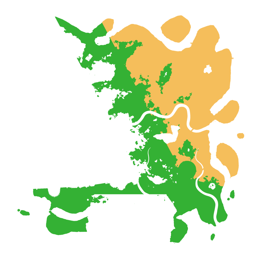 Biome Rust Map: Procedural Map, Size: 4000, Seed: 1212569626
