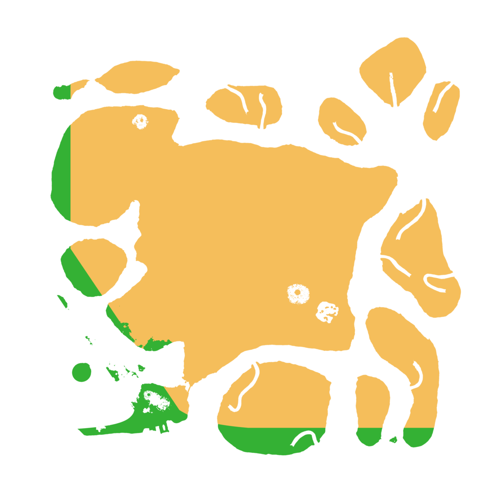 Biome Rust Map: Procedural Map, Size: 3500, Seed: 82106054