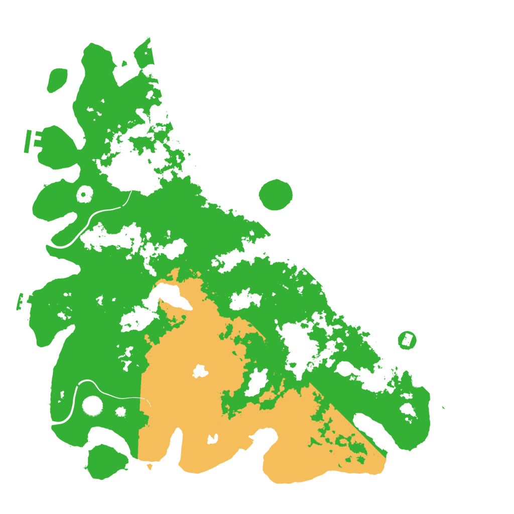 Biome Rust Map: Procedural Map, Size: 4500, Seed: 45645