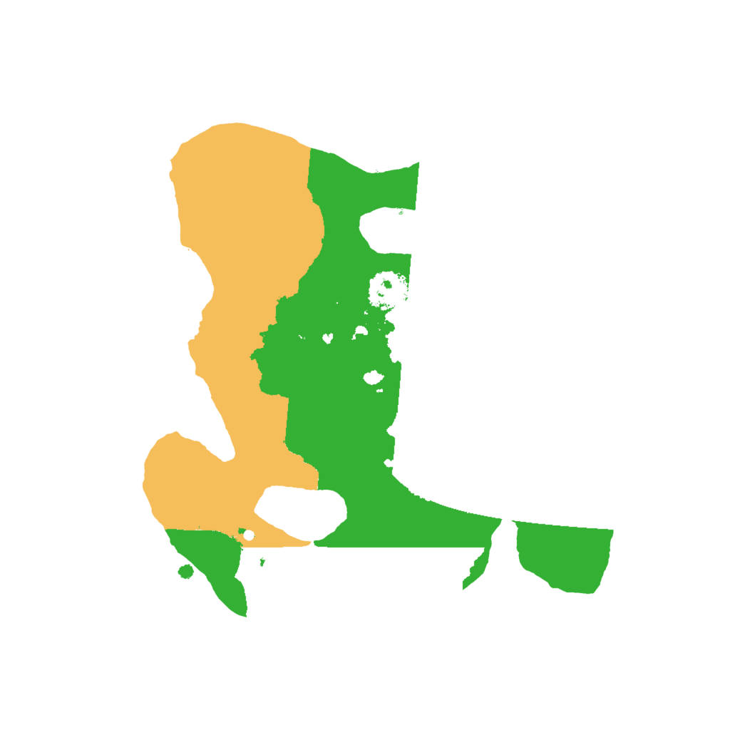 Biome Rust Map: Procedural Map, Size: 2000, Seed: 1668