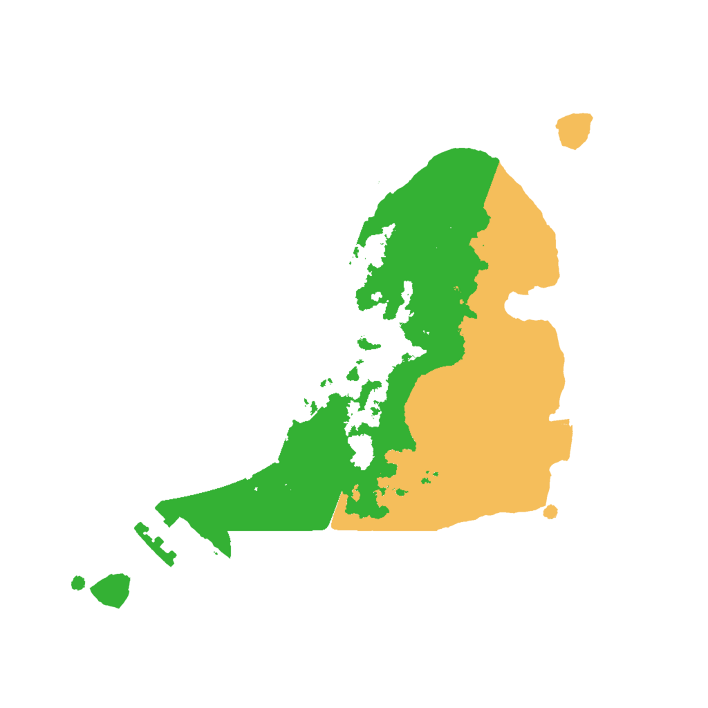 Biome Rust Map: Procedural Map, Size: 2000, Seed: 3537