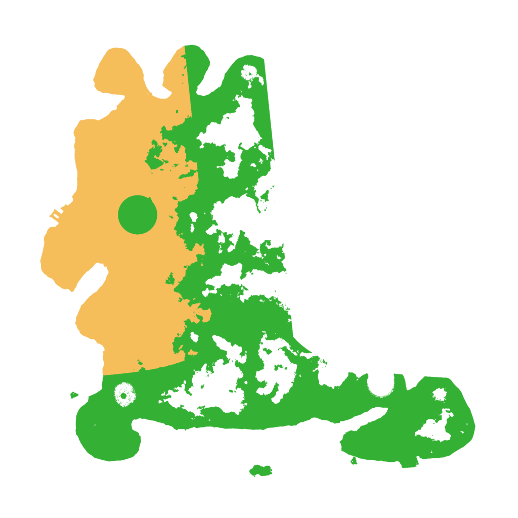 Biome Rust Map: Procedural Map, Size: 3500, Seed: 445201403