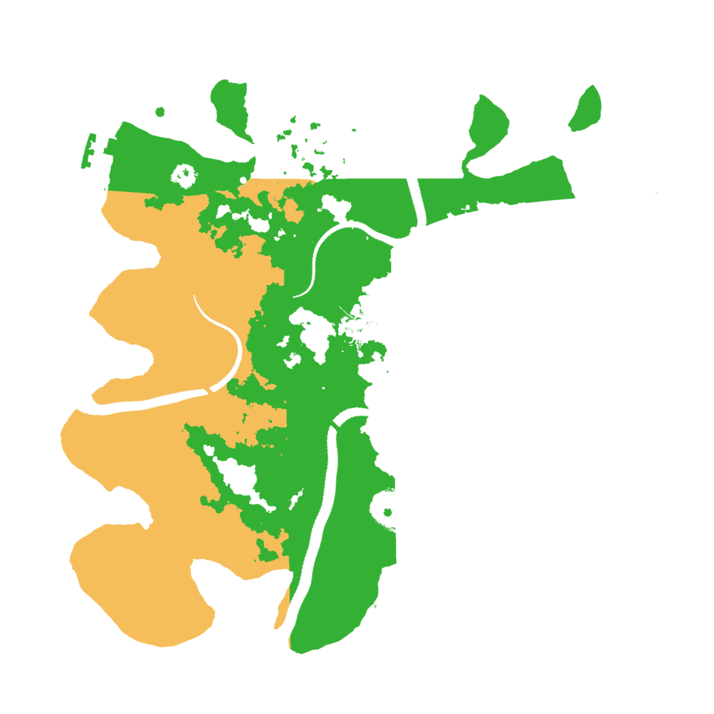 Biome Rust Map: Procedural Map, Size: 3000, Seed: 456327777