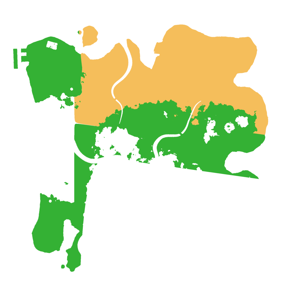 Biome Rust Map: Procedural Map, Size: 3000, Seed: 50