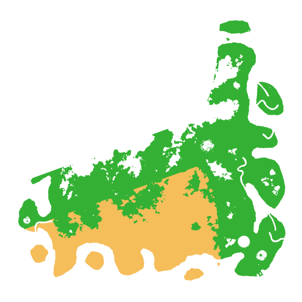 Biome Rust Map: Procedural Map, Size: 4500, Seed: 14000