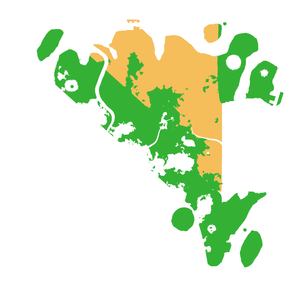 Biome Rust Map: Procedural Map, Size: 3500, Seed: 1120528560