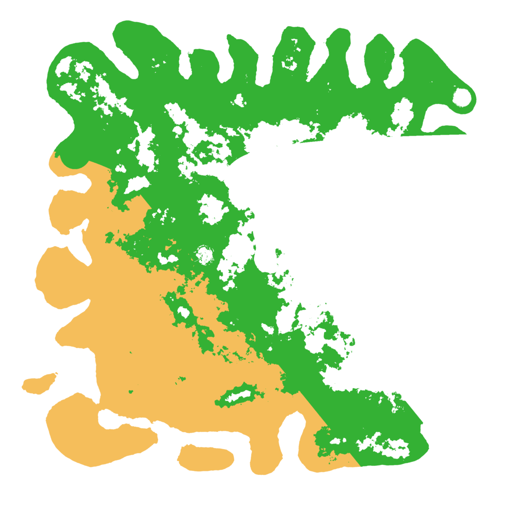 Biome Rust Map: Barren, Size: 5000, Seed: 1337