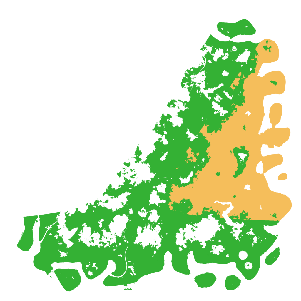 Biome Rust Map: Procedural Map, Size: 6000, Seed: 1089652481