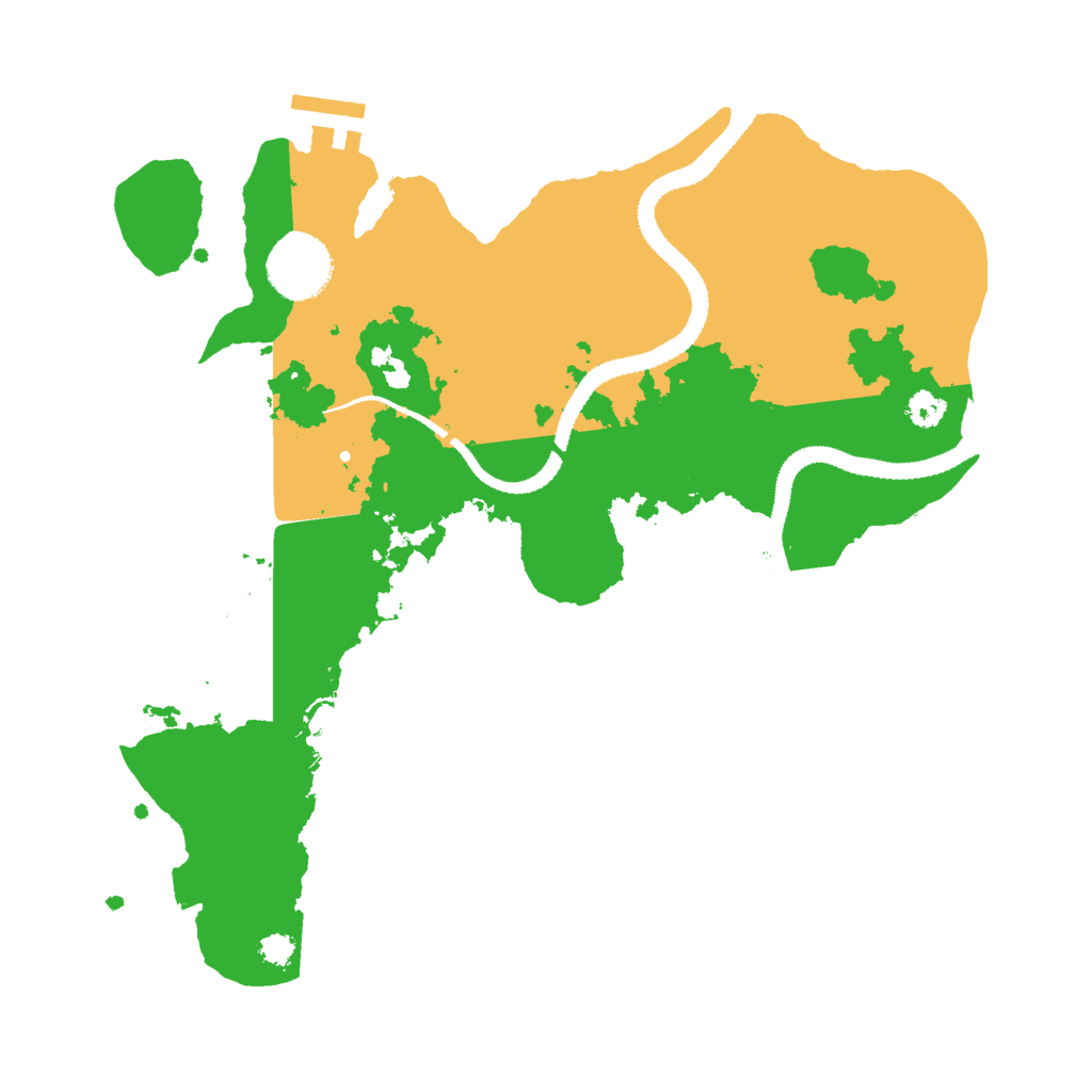 Biome Rust Map: Procedural Map, Size: 3000, Seed: 333051326
