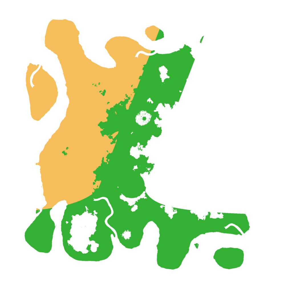 Biome Rust Map: Procedural Map, Size: 3000, Seed: 345653464
