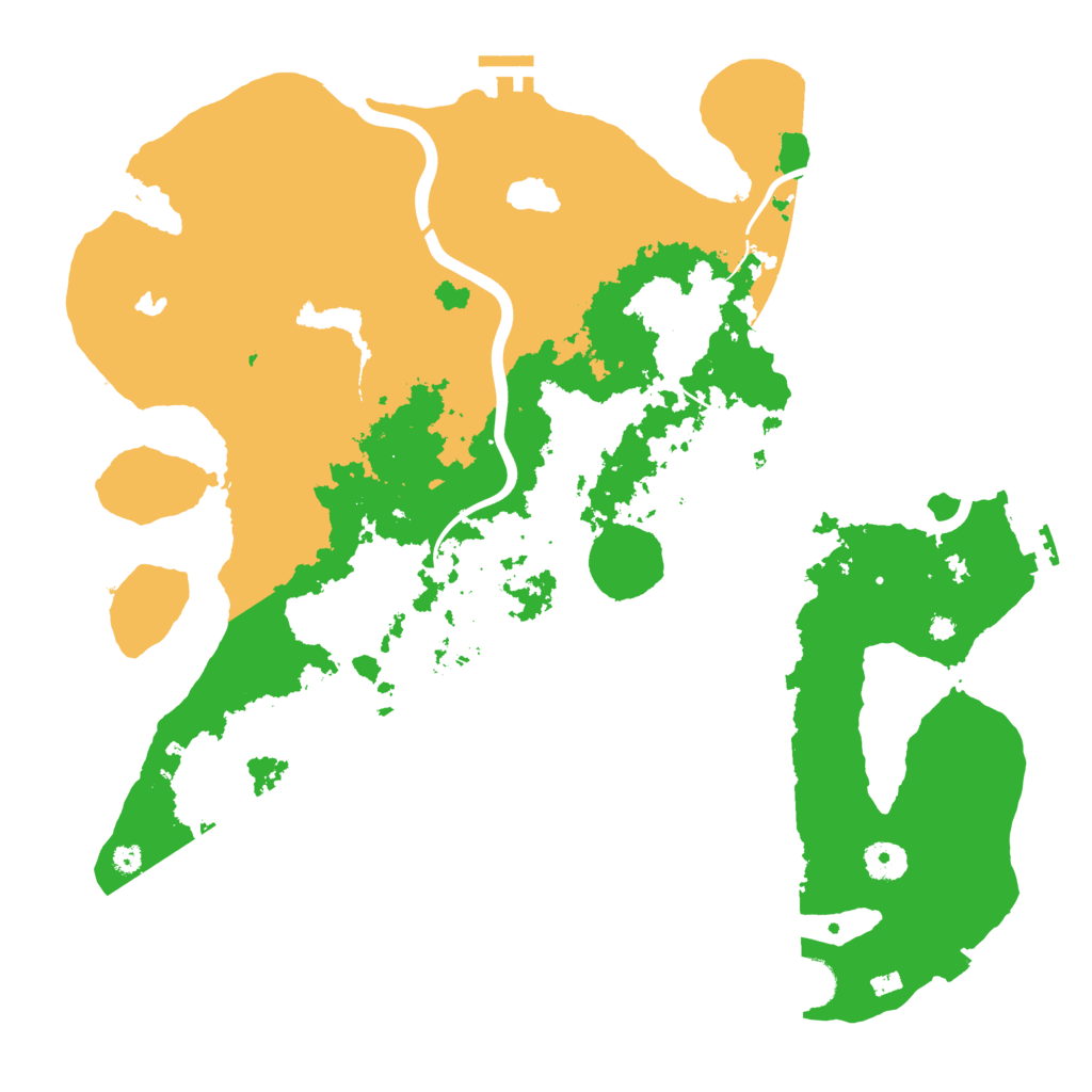 Biome Rust Map: Procedural Map, Size: 4000, Seed: 1380387400
