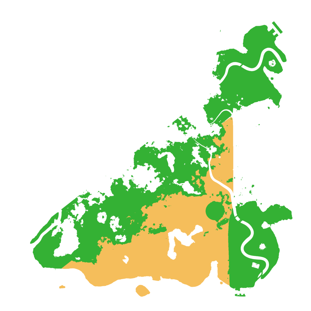 Biome Rust Map: Procedural Map, Size: 4500, Seed: 680457279