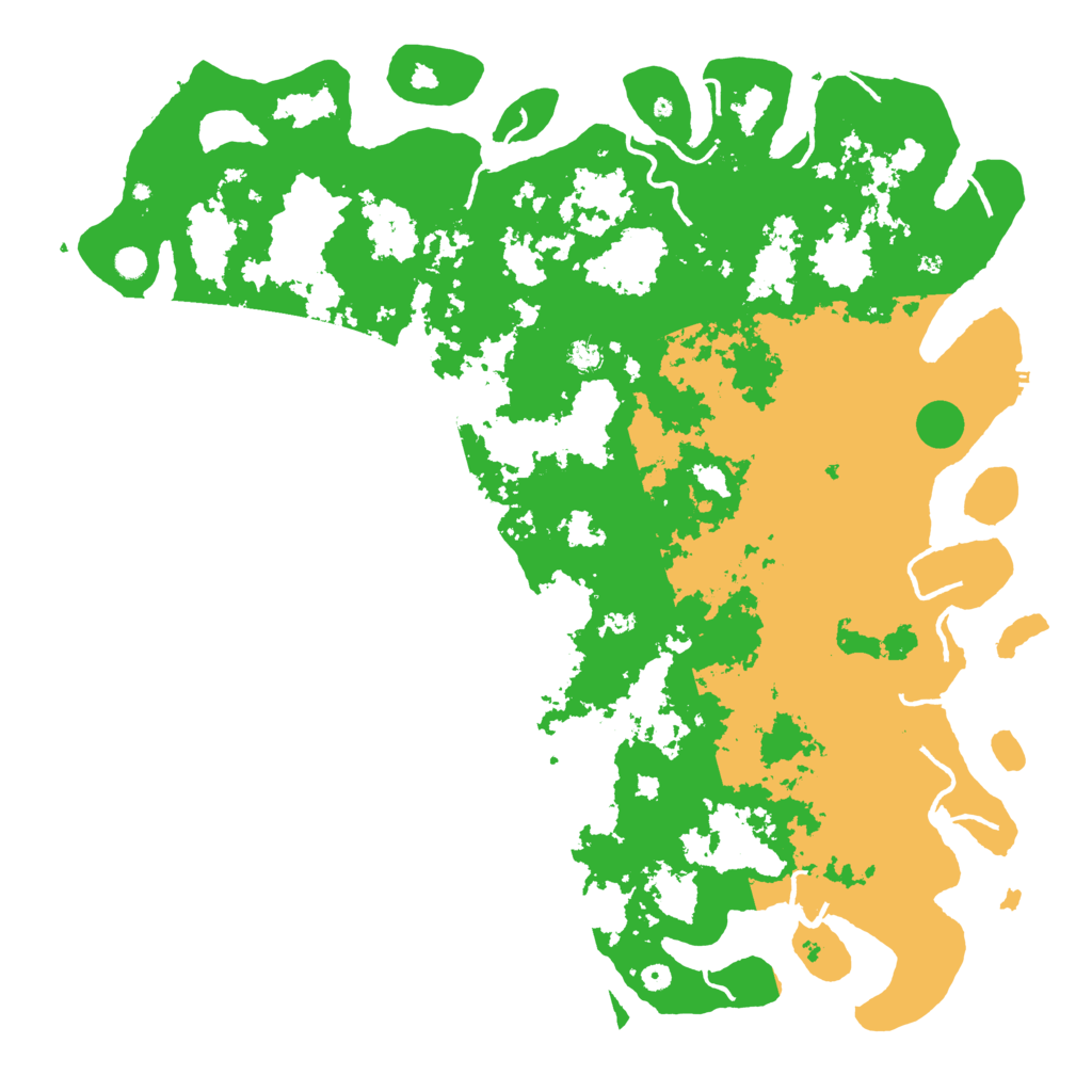 Biome Rust Map: Procedural Map, Size: 6000, Seed: 50050